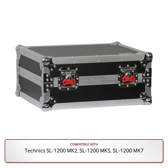 Gator Road Case for Technics SL-1200 MK2, SL-1200 MK5, SL-1200 MK7
