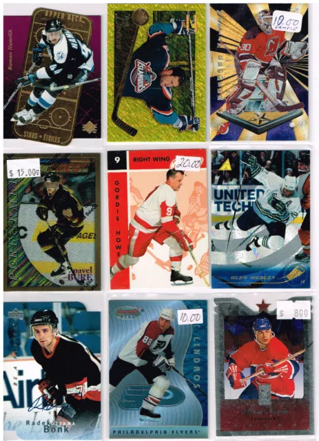 HUGE Lot Of 1995-96 Autos - Rookies - Parallels - Inserts - Base