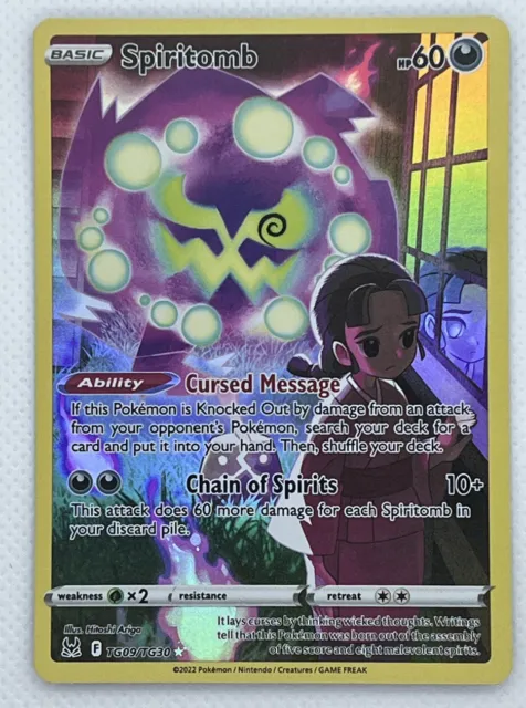 SPIRITOMB - LOST Origin Trainer Gallery TG09/TG30 - Pokemon Card Near Mint  $3.10 - PicClick AU