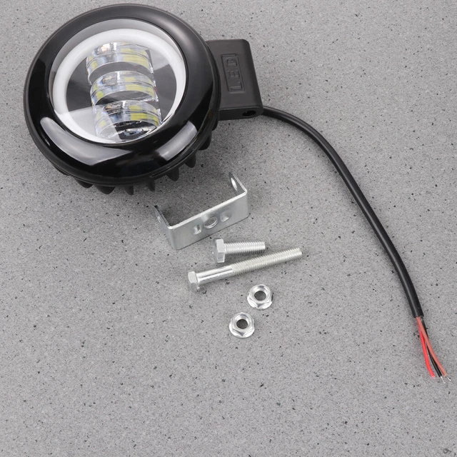 1 pieza 4 pulgadas LED luz redonda de trabajo todoterreno luz foco de inundación para SUV Tr