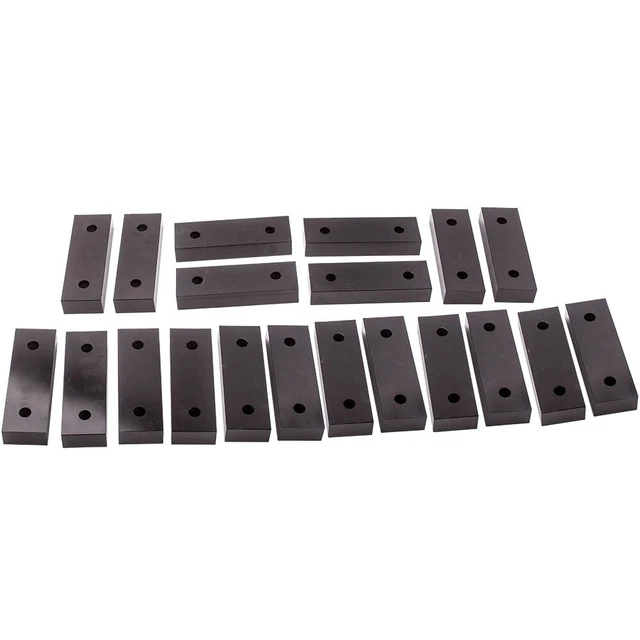 10 PACK 6 x 2 x 1" Reversible Alum Soft Jaws for 6" Kurt Vise 6X2X1 (20 JAWS)