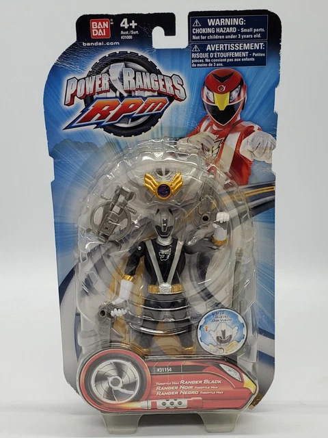 POWER RANGERS RPM Throttle Max 5 pouces Wolf Ranger noir neuf scellé en ...
