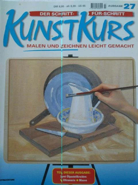 Ausgabe 27, Der Schritt-für-Schritt Kunstkurs, Malen und Zeichnen leicht gemacht