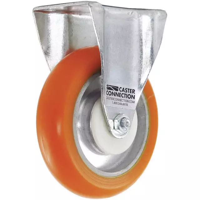 GRAINGER APPROVED CDP-G-89 Standard Plate Caster,Rigid,450 lb.