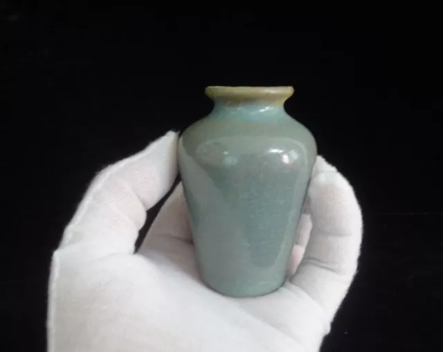 Fine Old Chinese Dark Blue Glaze Porcelain Vase for Home Decor