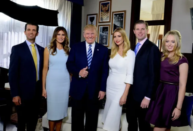 President Donald J Trump & Family  8x10 Picture Celebrity Print