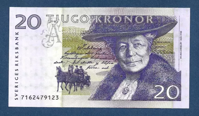 (DN) Sweden Suecia 20 Kronor 1994 P-61b SC UNC