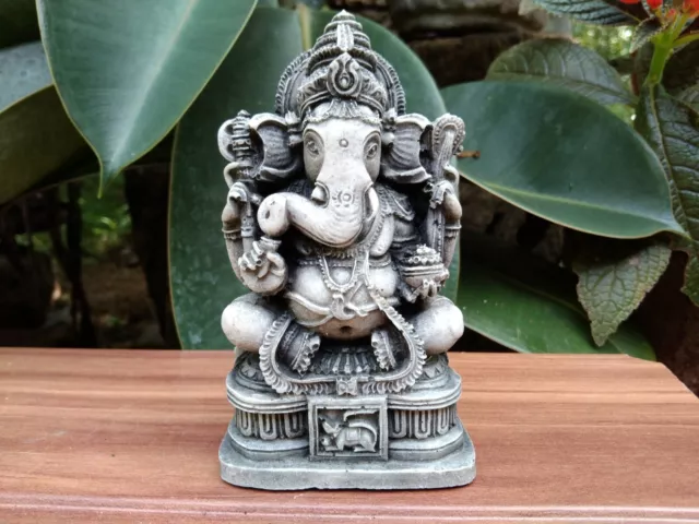 Lord ganesh stone sculpture new year gift xmas hindu god ganesha statue figurine