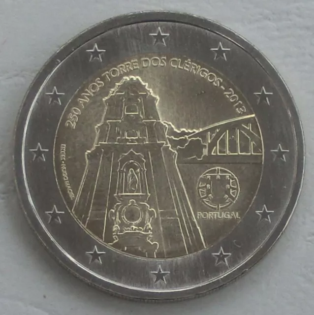 2 Euro Gedenkmünze Portugal 2013 Torre dos Clérigos unz