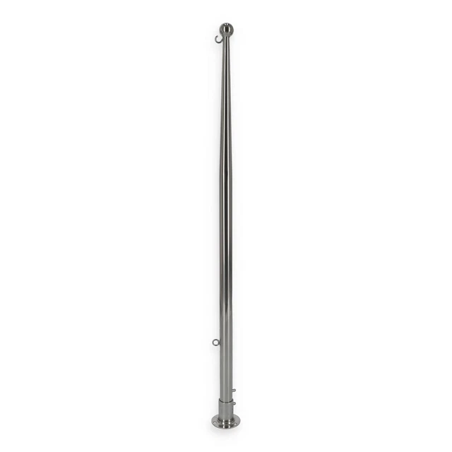 Akozon Fahnenmast Edelstahl Boot – 40cm, Für Yacht & Schiffe, Flaggenhalter Mit Rail