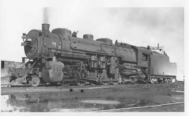 AA511 RP 1940/1960s?  WABASH RAILROAD TRAIN ENGINE #2521 CHICAGO IL