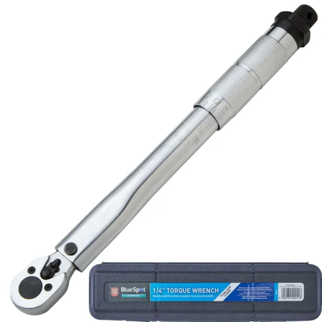 Adjustable Torque Wrench 2 -24Nm 1/4" Square Drive Hand Ratchet Tool