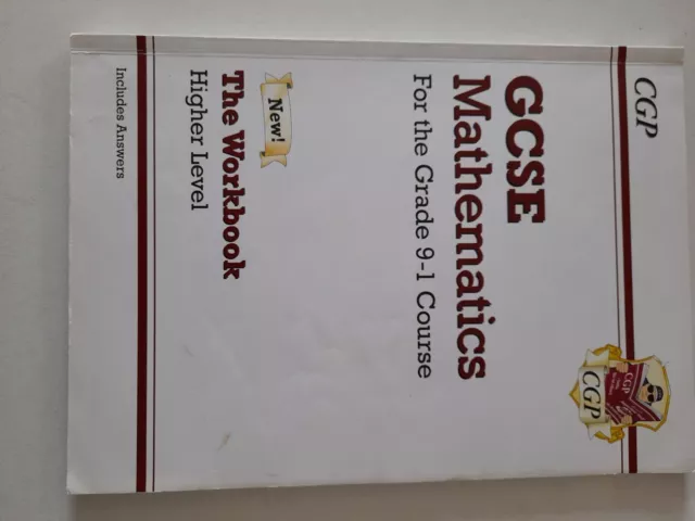 CGP GCSE AQA Mathematics For The Grade 9-1 Course Higher Level Workbook