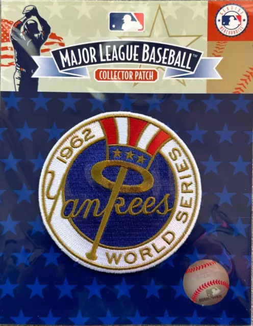 1962 World Series New York Yankees Official Mlb Baseball Patch Mint In Package