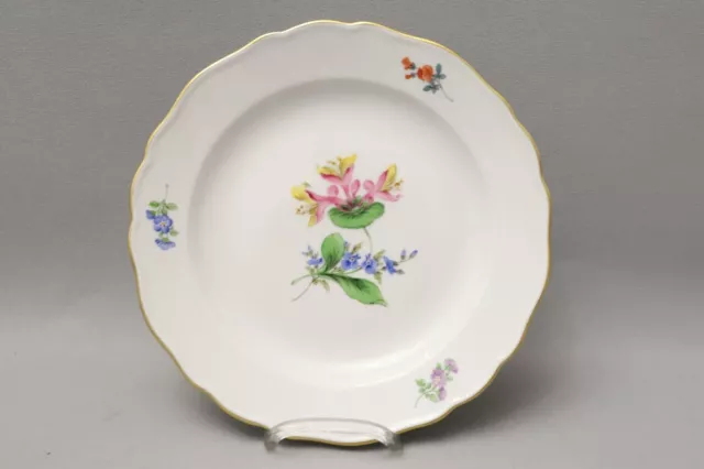 Meissen Kuchenteller,Blumenmalerei mit Gold (31-1119)