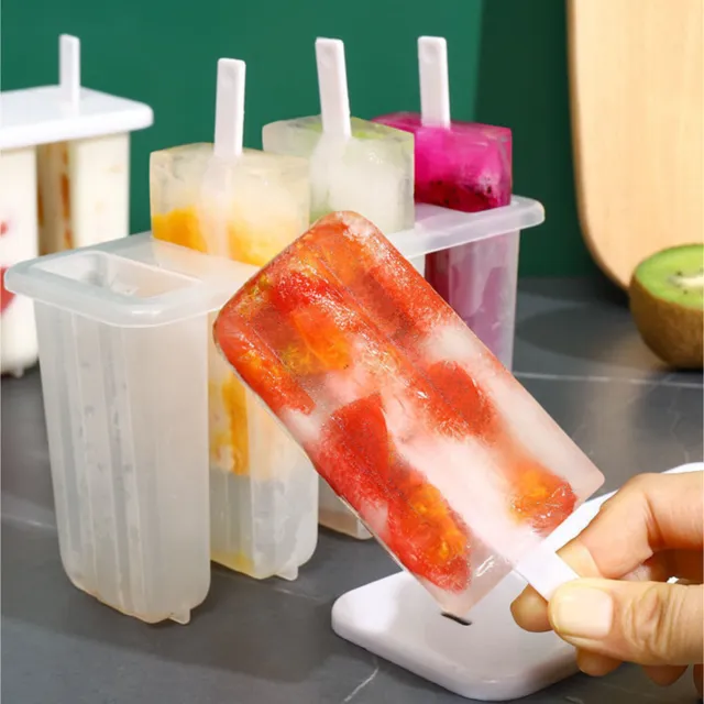 Stampo per ghiaccioli fai da te macchina per gelato set vassoio per cubetti di ghiaccio in plastica fatti in casa