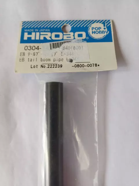 Hirobo EB Tail Boom Pipe L:348 for RC Model Helicopter 0304-143 R/C Helis 840