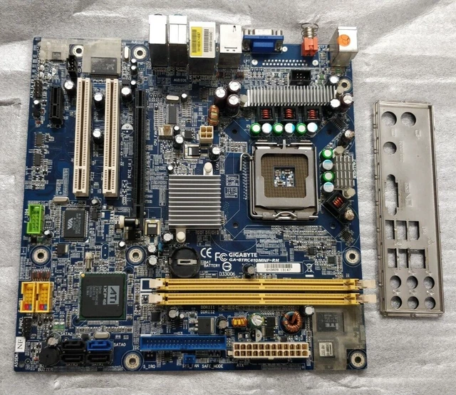 GIGABYTE GA8TRC410MNFRH SOCKET LGA775 Motherboard DDR2 UNTESTED £19.