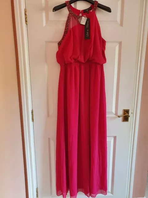 BNWT Little Mistress Women's Maxi Dress Size 16 RRP £68