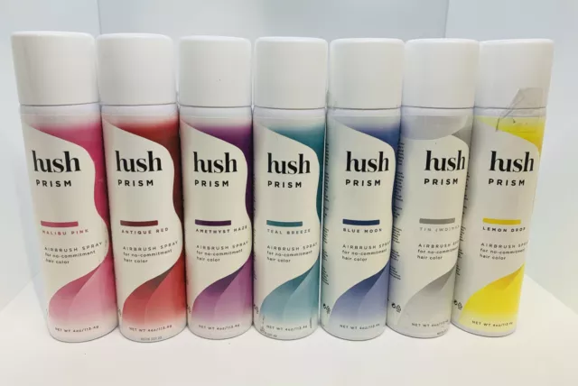 Aerógrafo Hush Prisma en aerosol color de cabello camuflaje raíz retoque arco iris barrido