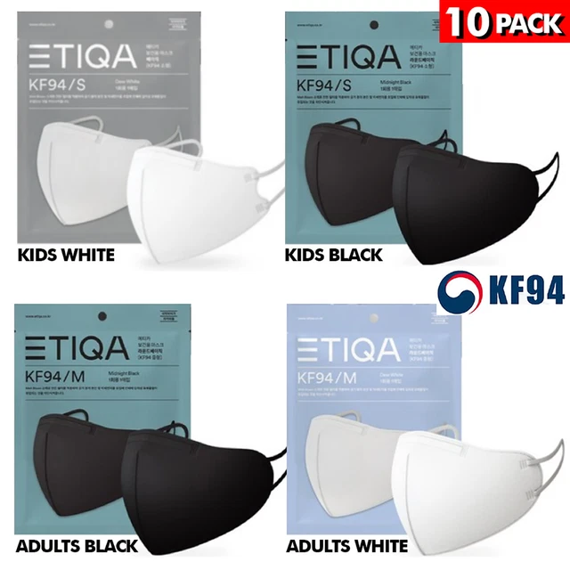 10 ETIQA KF94 Korean Face Mask Made in Korea Respirators Protective