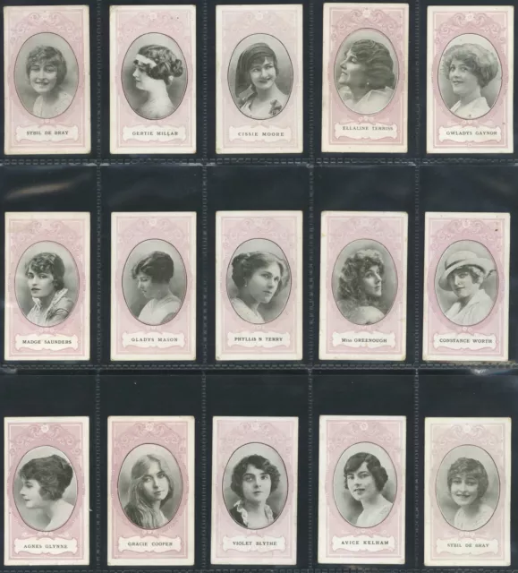 Wills Overseas - 'Actresses (Mauve)' - Part Set (1916)