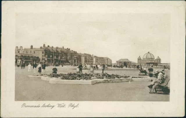 Rhyl Promenade Looking west Milton Woolstone Bros