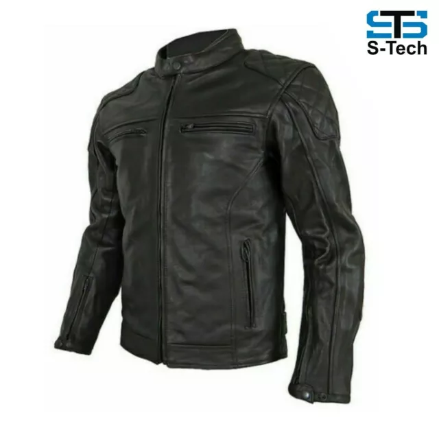 Moto giacca in pelle uomo Stechmoto ST 1755 Neo-Stemor Custom vintage Café Race