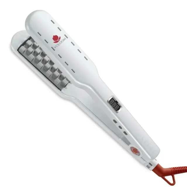 Voloom Classic 1-½” Inch Professional Volumizing Ceramic Hair Iron 1.5''-White