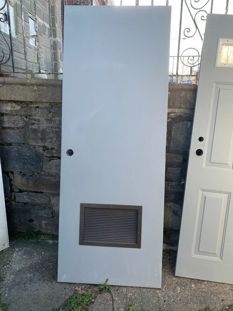 Brunswick 32 X 83" VTG 1 1/2 Hour Fire Rated Exterior Steel Door Local PICK UP