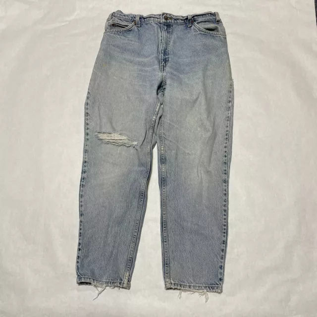 Vintage Levis 550 Orange Tab Denim Jeans USA Mens Size 36x30 90s 80s Relaxed Fit