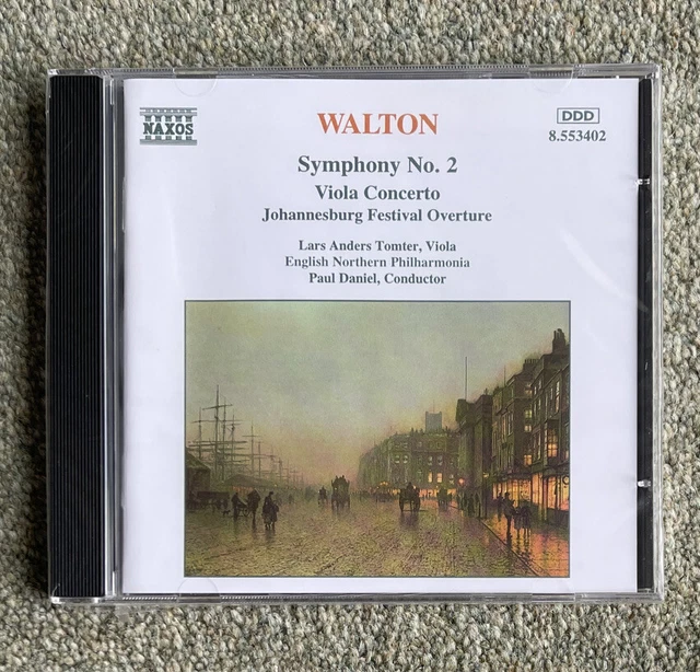 Sir William Walton: Symphony No. 2 • Viola Concerto  NEW SEALED CD (1996)  EB25