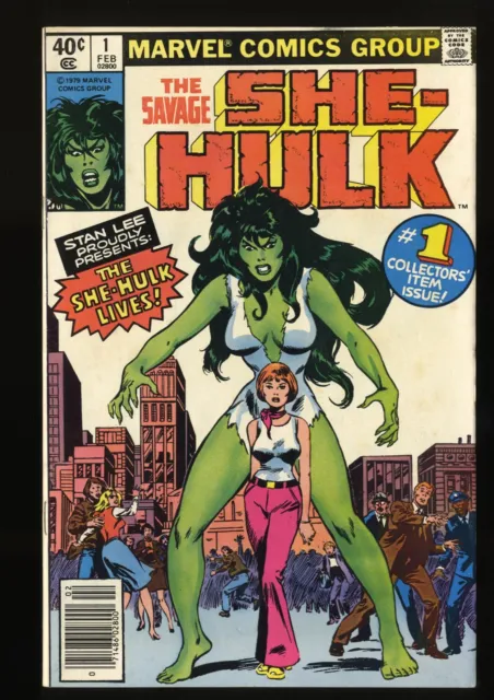 Savage She-Hulk #1 VF- 7.5 Newsstand Variant Origin and 1st Appearance!