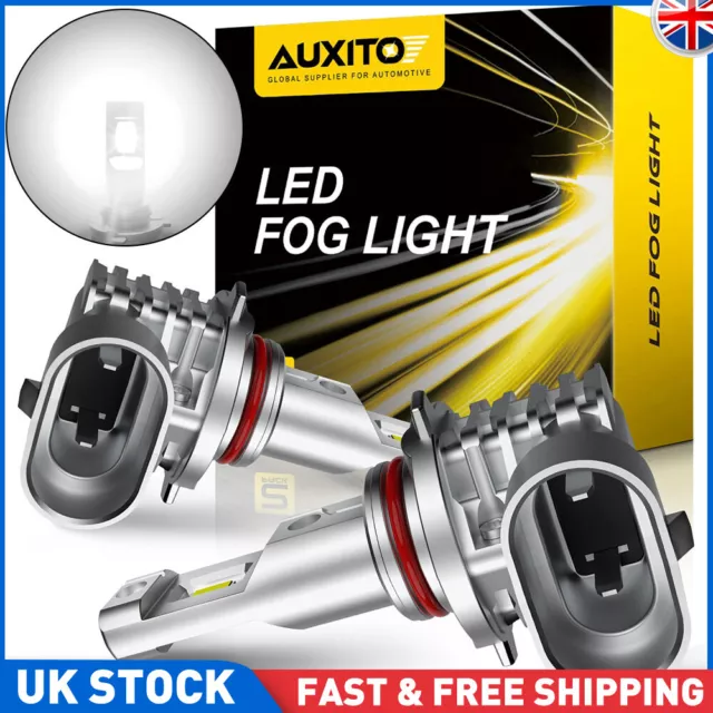 2X HB4 9006 FOG LIGHT BULB SMD LED Canbus Error Free DRL 6500K White Headlight