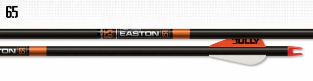 Easton 6.5 Bowhunter Arrows W/ 2 Inch Bully Vanes 6 Pack - 250