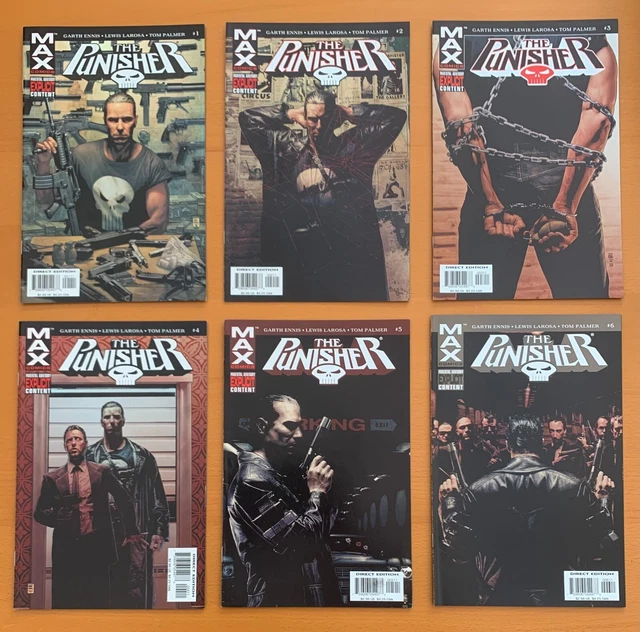 Punisher #1 to 75 complete 7th series (Marvel Max 2004) 75 x FN/VF to NM comics