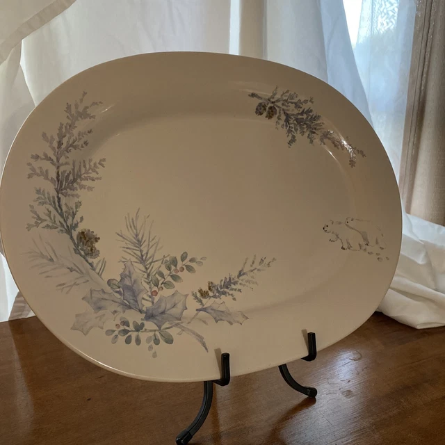 Pfaltzgraff WINTER FROST Oval Serving Platter, 14.5”