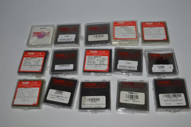 *JM* Thorlabs Dielectric Mirror,  Achromat, Filters & MORE -- Lot of 15 (BLT65)