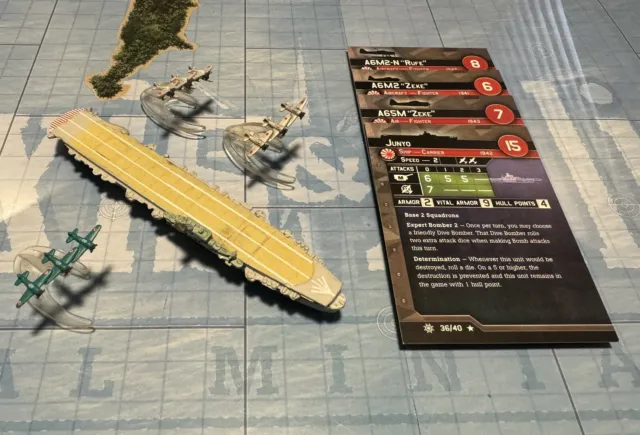 Axis & Allies - War At Sea - Junyo Japan Navy Collection