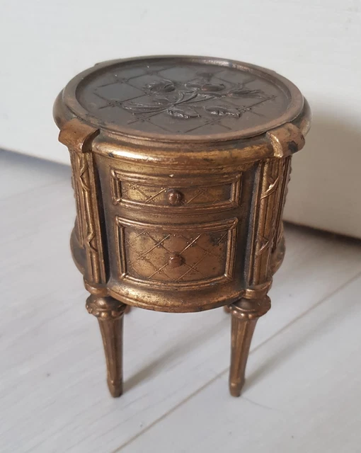 Commode Miniature Vintage Allemagne - Meuble Poupée Porcelaine - Franz