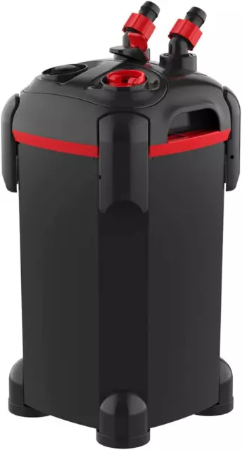 Aquarium External Fish Tank Filter with Media and Spray Bar Canister Filter e