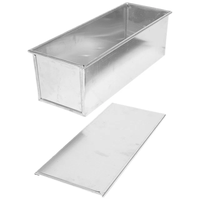 MUXHEL 2 Teglie Per Pane In Acciaio Al Carbonio 450g Con Coperchio, Antiaderenti, Oro Rosa, Set Con 5 Accessori Da Forno