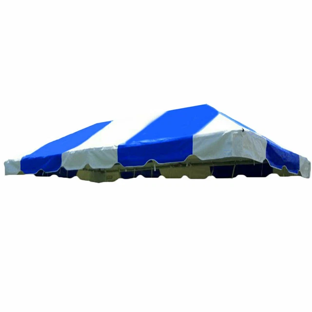 Replacement West Coast Frame Tent Top 10x20 Blue PVC Canopy Event Party Gazebo