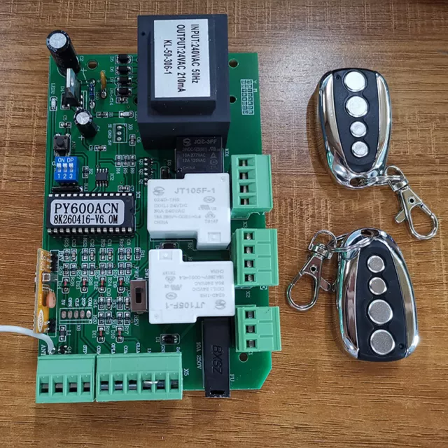 Main Replacemet Control Board motherboard for Sliding Gate Opener with remotes