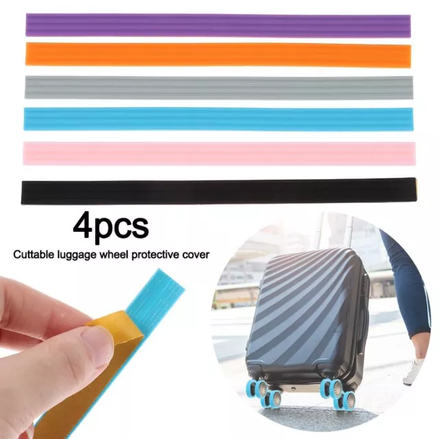 Suitcase Parts Axles Suitcase Wheels Protection Cover  Luggage