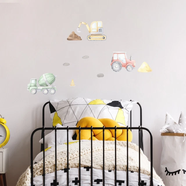 Removable Wall Stickers Wall Decals For Baby Nursery Decor - Trucks 1