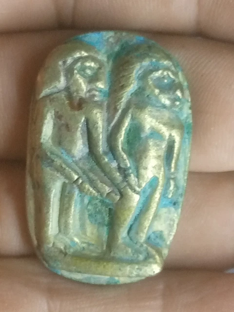 SEX IN THE ancient Egyptian. A very rare piece of Pharaonic copper $7.28 - PicClick