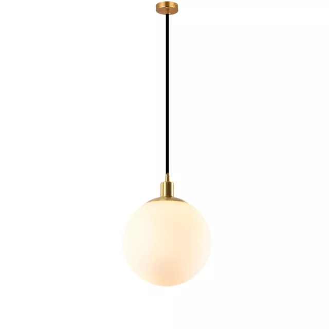 Mossodor Opal Clouded Glass Globe Pendant Light Modern Minimal Ceiling Light