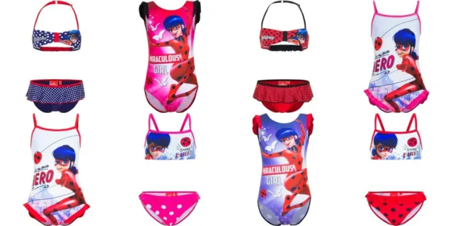 Swimwear bikini Miraculous Ladybug girls character swimming costume swimwear
