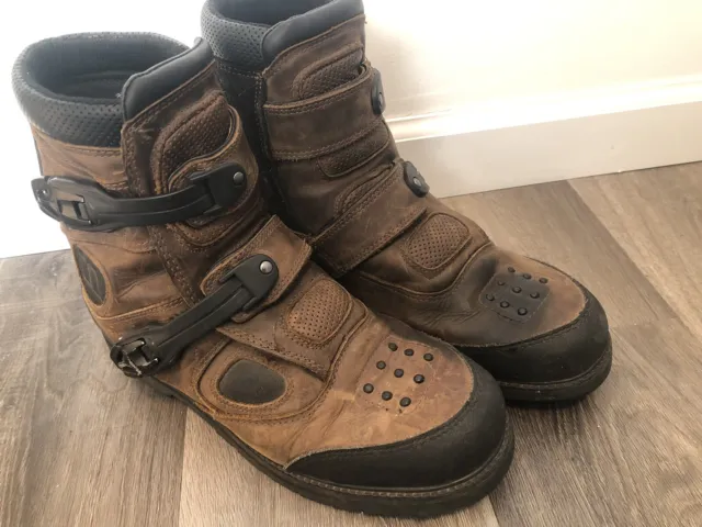 Icon Patrol Motorcycle Off-road Boots Size 10.5